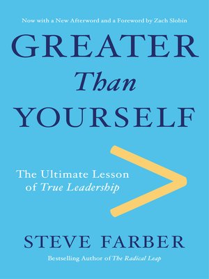 cover image of Greater Than Yourself